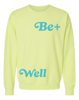 I Fix Bad Hair Decisions Garment Dyed Chic Lime Crewneck